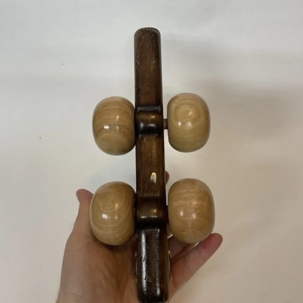 VTG Datsun 300ZX Handmade Solid Wood Back Massager/Kids Rolling Toy L10
